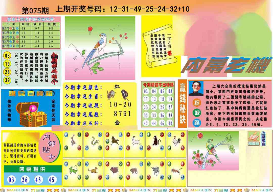 075期九龍内幕A(推荐)[图]